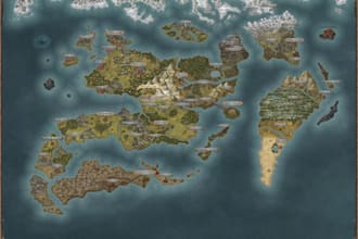 design a fantasy map for your ttrpg campaign