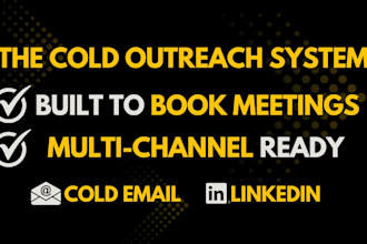be your b2b sdr for cold email and linkedin lead acquisition