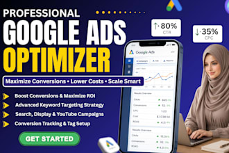 google ads PPC specialist for search, shopping and performance max campaigns