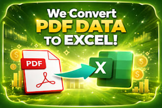 pdf or scanned pages to excel, CSV or google sheets