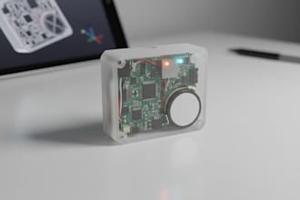 iot product design with pcb, app and 3d enclosure, provide final product