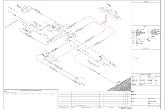 create professional pipeline isometric drawing