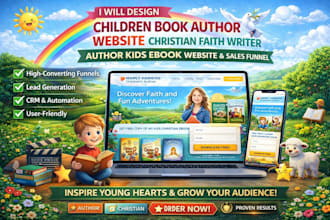 children book author website christian faith writer author kids ebook website