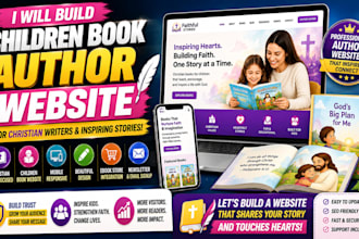 children book author website christian faith writer author kids ebook website