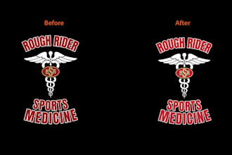 professionally redraw, vectorize, and recreate your logo or image