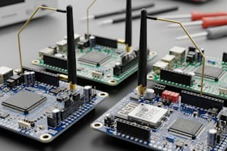 design embedded systems, esp32,nrf52 pcb, circuit and antenna design