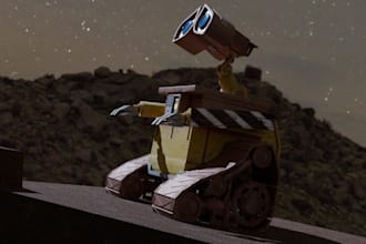 create 3d hard surface models and texture them
