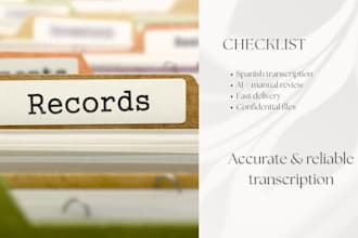 professional ai assisted transcription spanish to text