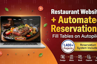 build a modern restaurant website that converts clients