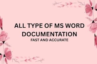 do ms word documentation
