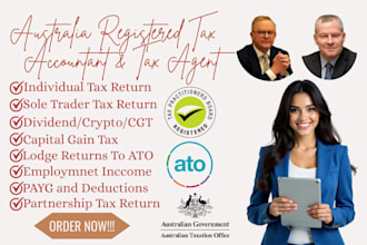 prepare lodge australian individual sole trader small business tax returns
