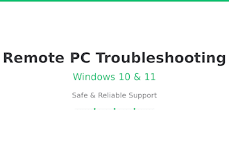 troubleshoot, fix, and optimize your windows PC remotely