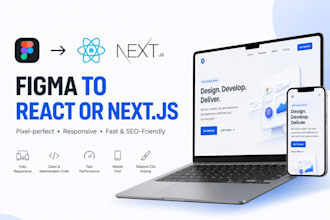 convert figma to react or nextjs