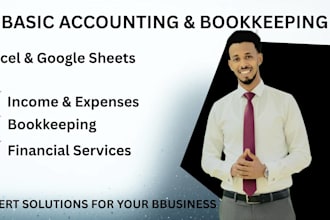 do basic accounting, bookkeeping, and financial data entry