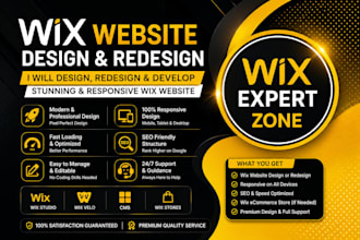 design,clone website for your business in wix