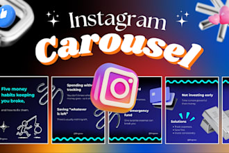 design carousel post for instagram or linkedin