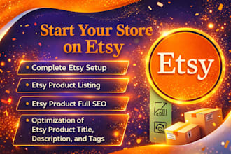 manage and grow your etsy shop with SEO, listings, and products
