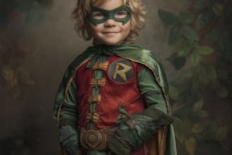 do a custom superhero character in my hero style