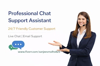 be your chat support assistant for customer service