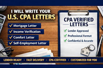 cpa letter mortgage letter income verification letter