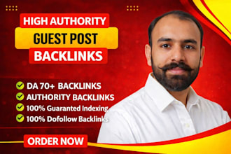 provide high da guest post SEO backlink link building off page service