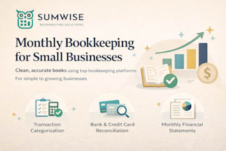 monthly bookkeeping for small businesses