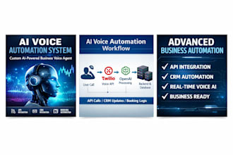 build advanced ai voice automation system for business operations