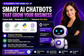 custom ai chatbot with rag, openai, and website integration