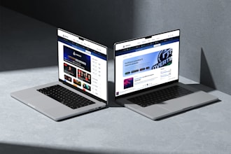 design a modern saas or web UI UX in figma with a premium layout