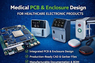 design medical pcb and enclosure for healthcare electronic products