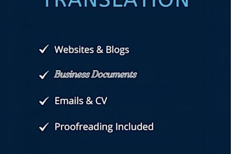 translate italian to english and english to italian professionally