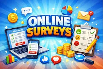 conduct real 400 respondent targeted audience to fill online survey