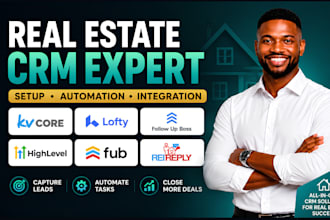 setup CRM automation kvcore fub lofty jobber housecall pro servicetitan ghl