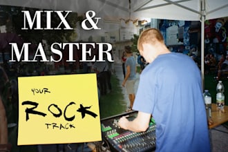 mix and master your stoner, alternative, or heavy rock song