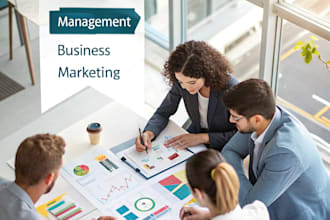 professionally help with marketing, management and business case study