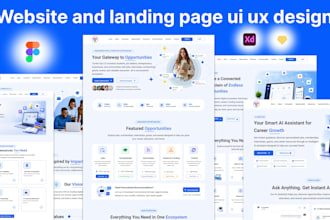 do figma website ui ux, figma design website, figma landing page, website