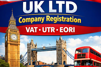 register your eu ltd company and handle company formation vat registration utr