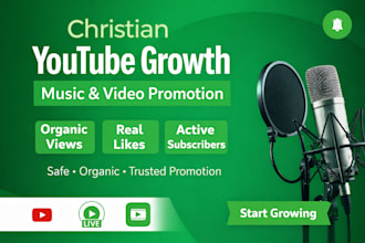 do christian youtube promotion christian music promotion