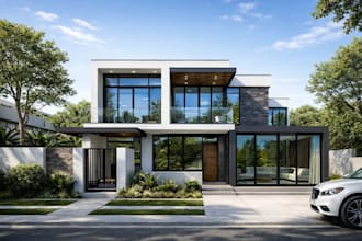 remodel apartment exterior, contemporary interior, real estate property, pergola