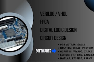do dld digital logic design, circuit design, proteus, multisim and easyeda
