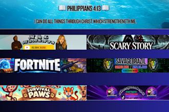 design a youtube banner