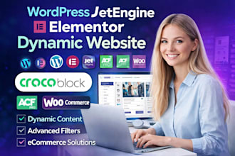 wordpress jetengine elementor dynamic website with crocoblock acf pro integraton
