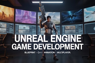 do unreal engine game development, develop unreal engine game, ue5 blueprints