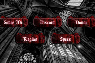 create twitch panels for you