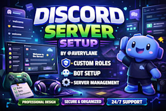 do discord server setup  setup new and existing discord server community server