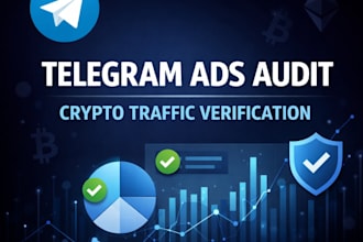 audit telegram ads and verify crypto traffic quality