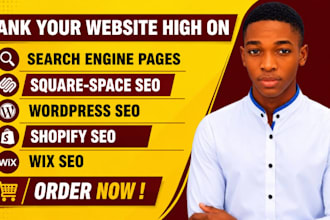 do onpage seo for wordpress shopify wix squarespace website