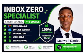 clean up and organize your gmail inbox professionally