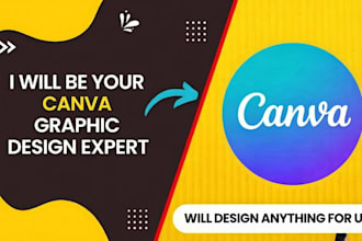 be your expert canva designer for any project