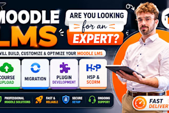 install, setup and customize moodle lms website for your online courses